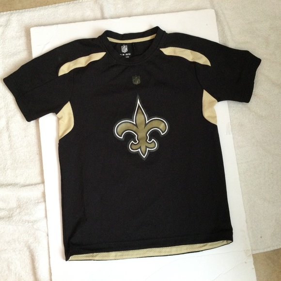 Youth NFL Saints Short Sleeve T-Shirt, Size Medium, 10/12 - Picture 3 of 5